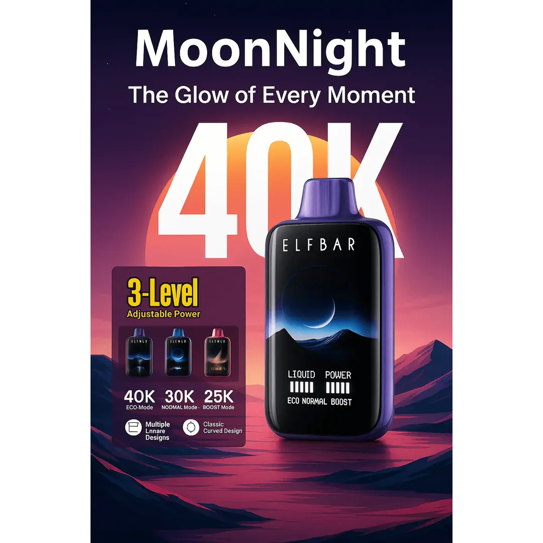 Elfbar Moon Night 40K – Kiwi Passion Fruit Guava 40000 Puffs
